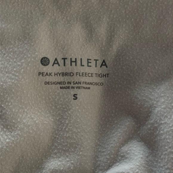 Athleta Peak Hybrid Fleece tight - Picture 3 of 7